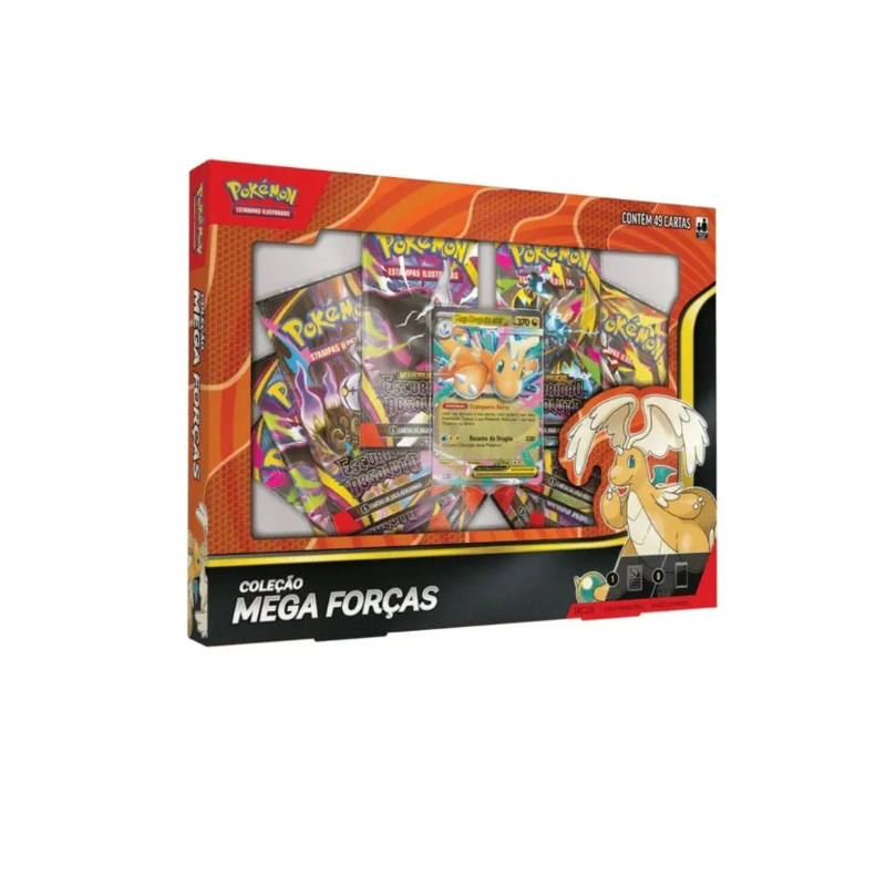 Box Coleção Mega Forças - Mega Dragonite