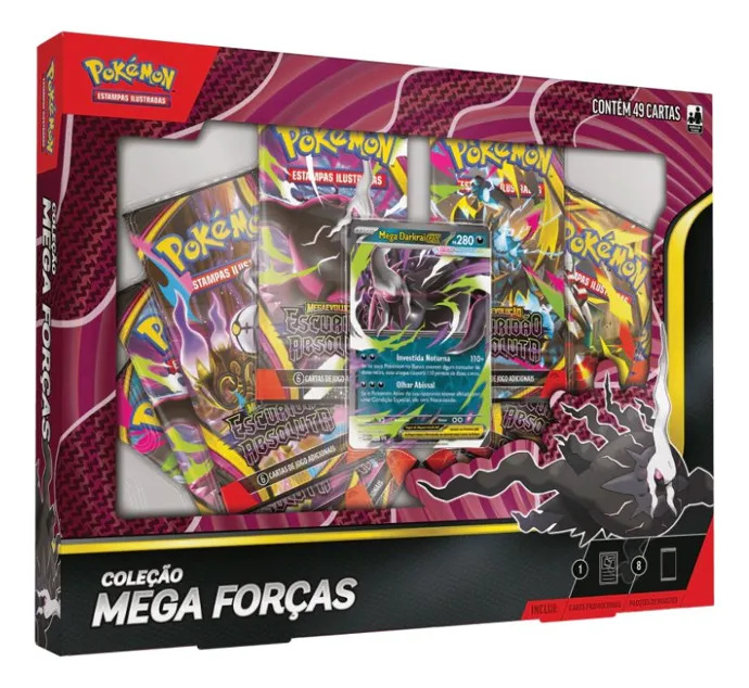 Box Coleção Mega Forças - Mega Darkrai
