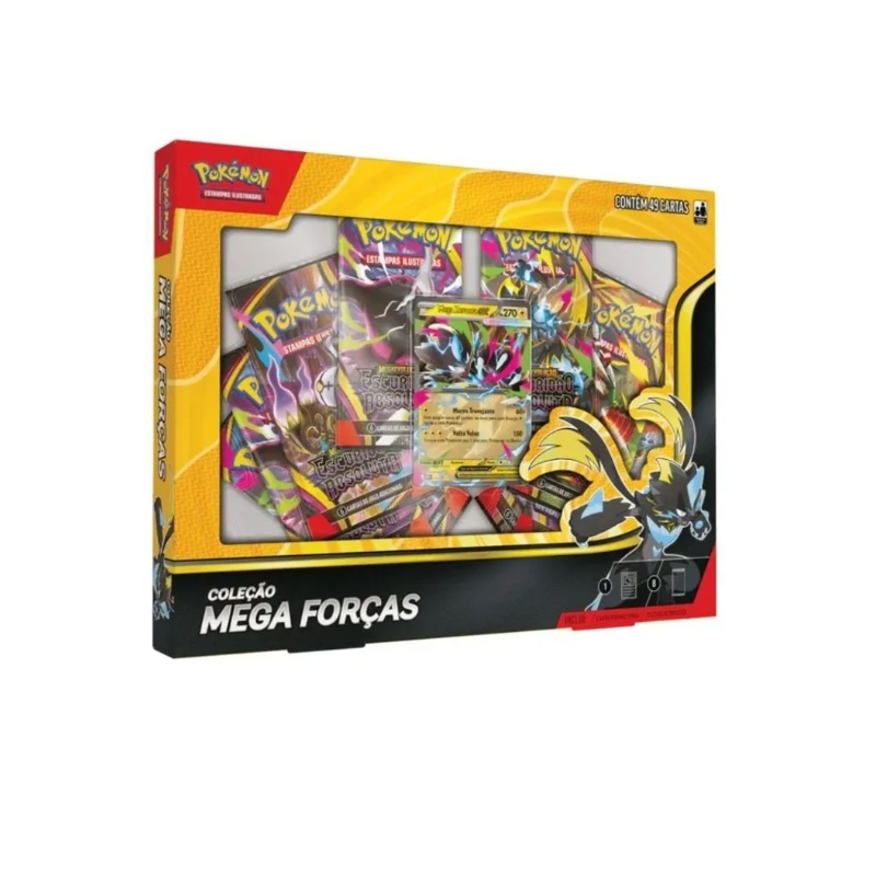 Box Coleção Mega Forças - Mega Zeraora